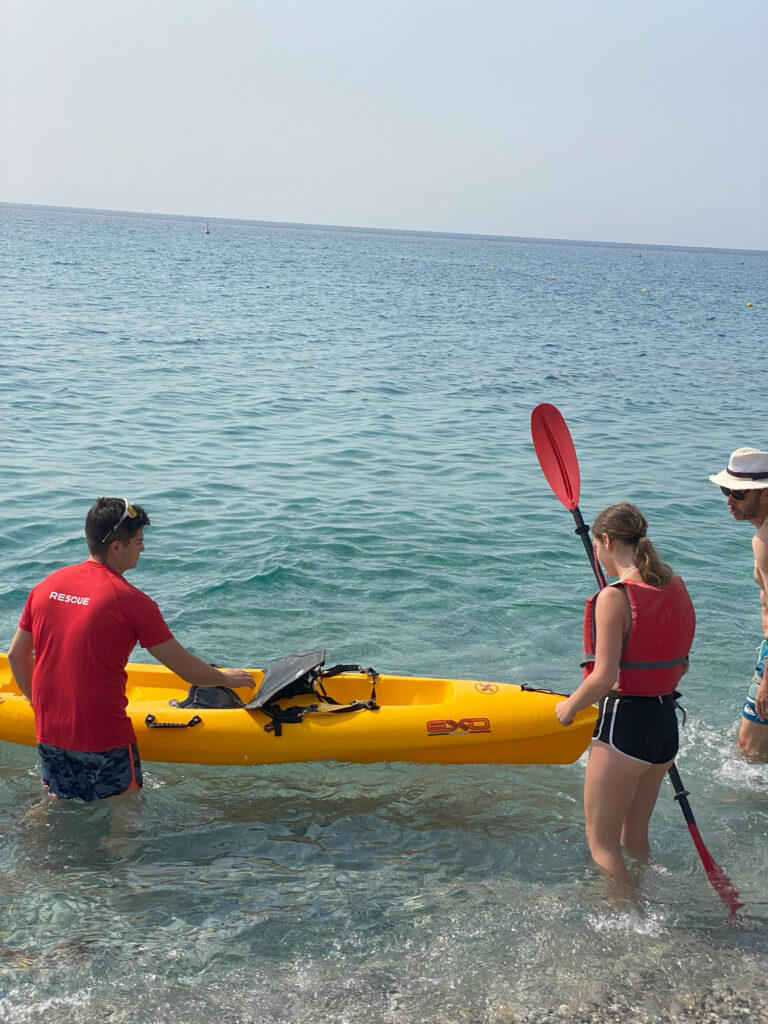 vert. spiaggia partenza aiuto